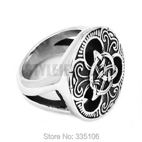 Оптовая продажа Claddagh стиль кельтский узел кольцо 316L ювелирные изделия из