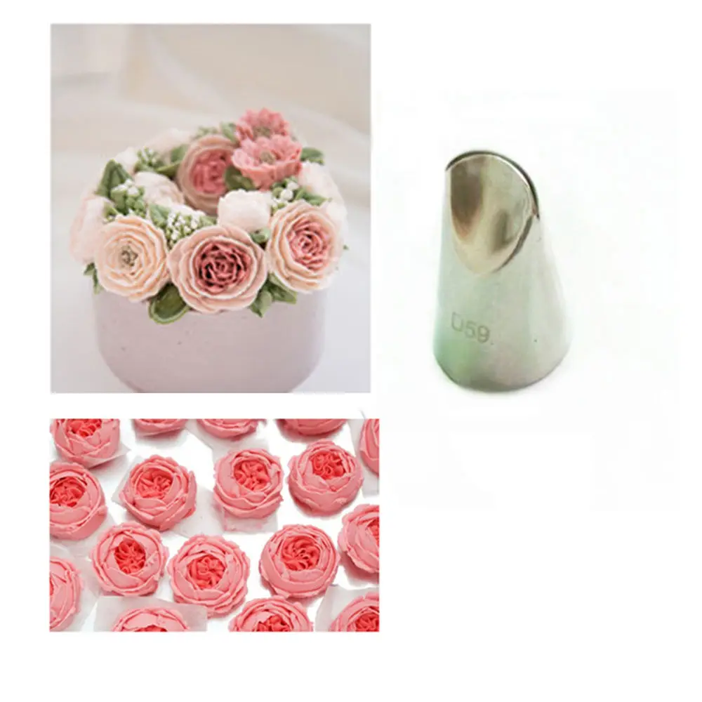 Насадки для выпечки кондитерских изделий # D59 из нержавеющей стали 1 шт.|pastry tips|piping