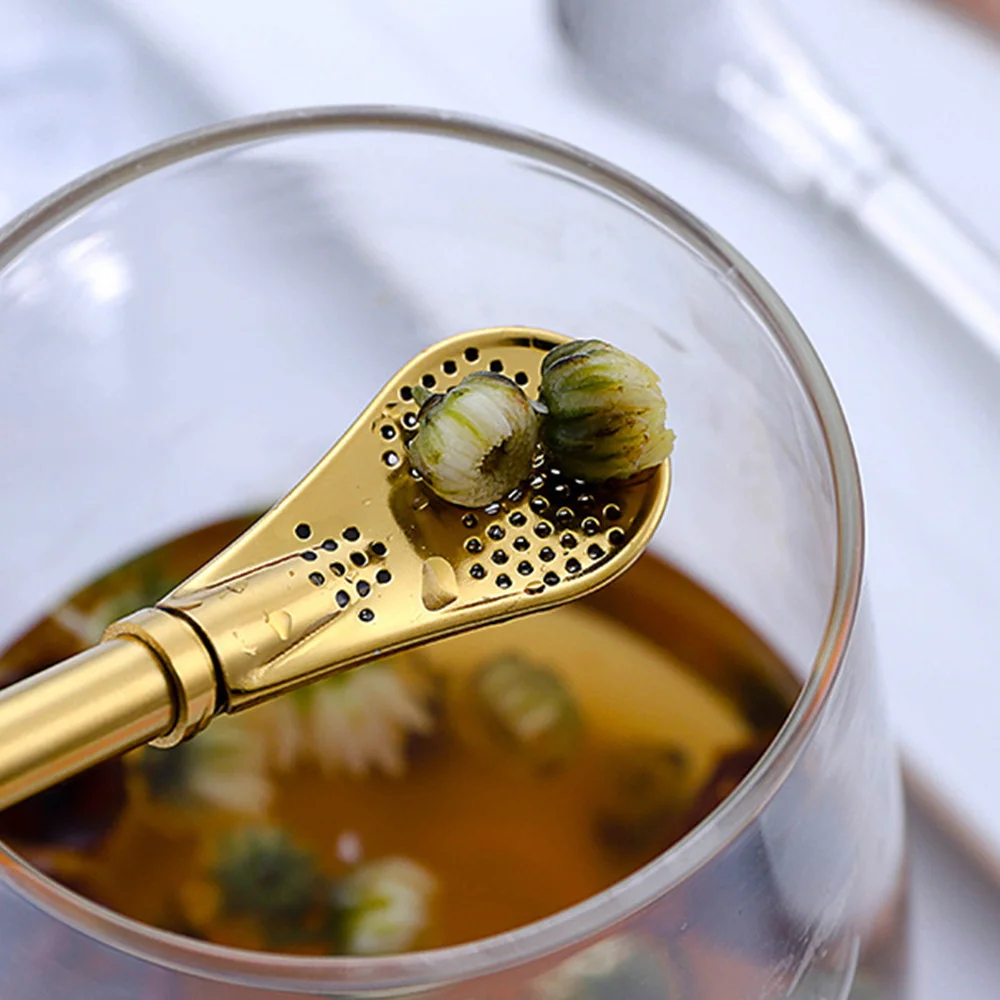 1PC Stainless Steel Straws Metal Straw Tubules Yerba Mate Filter Spoons Reusable Tube Tea Tools+ Cleaner Brush Bar Accessories