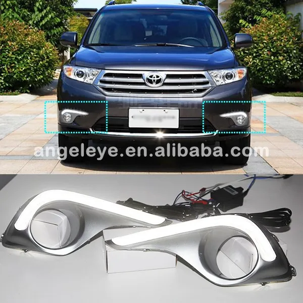 Дневные ходовые огсветильник для TOYOTA Highlander 12 светодиодов 2012-2013 год YDC | Автомобили