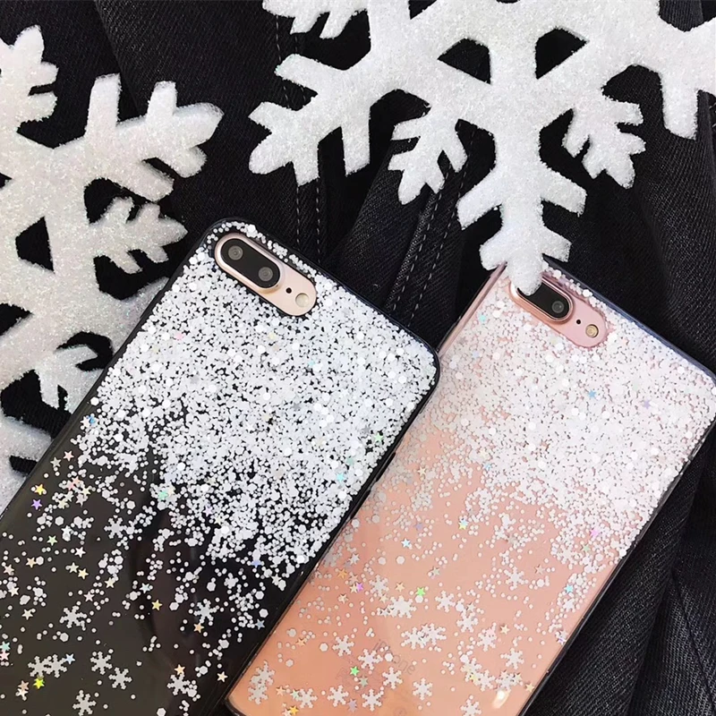Zxtrby Прекрасный Снежинка чехол для телефона iPhone 6 6S 7 8 Plus X задняя крышка Модный