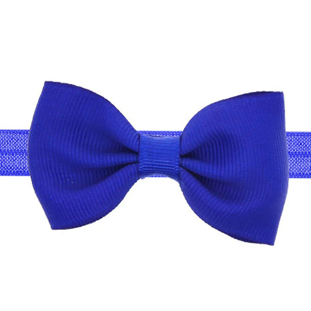 Детские резинки для волос сатиновая лента-цветы повязка на голову с бантом