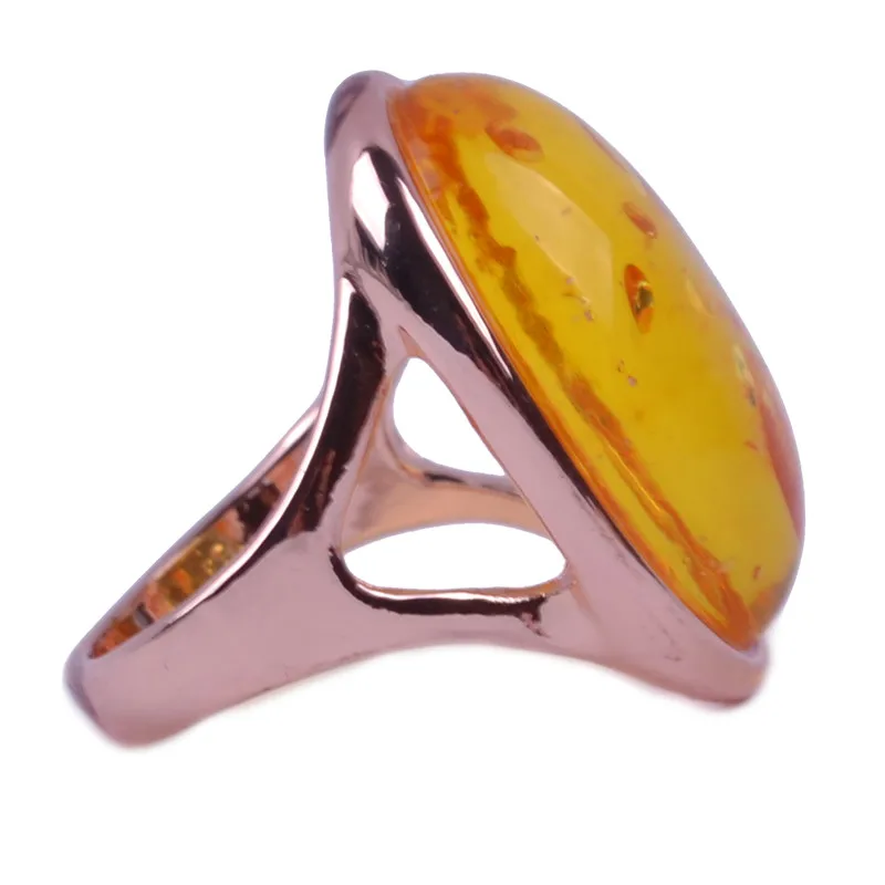 Промоакция доставка уникальное великолепное Золотое большое каменное кольцо