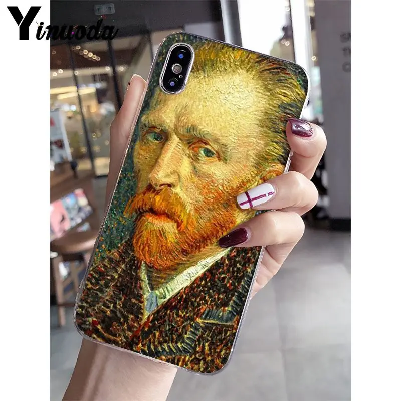A14 Yinuoda Ван Гог Картина маслом Мон картина маслом мягкий чехол для телефона iPhone X XS MAX 6 6s 7 7plus 8 8Plus 5 5S SE XR 10 - Цвет: A14