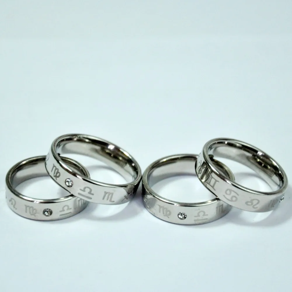 30 шт. модные ювелирные изделия созвездие стиль нержавеющая сталь женские кольца