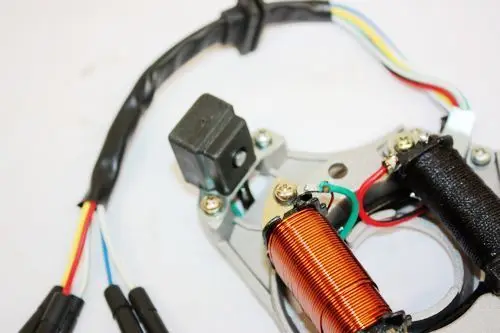 Магнето маховик E-start статорная пластина 90cc 110cc мини велосипед для еды по бездорожью ATV багги