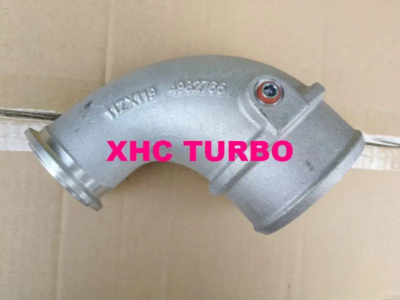 Новый турбокомпрессор HE221W HE200WG ISDe4 ISF2.8 3 8 коленчатая труба 4982765|Турбонагнетатели и