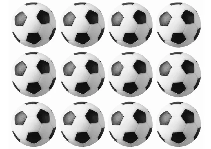 12 шт. 36 мм пластиковые мини Настольный футбол футбольный стол Fussball комнатные