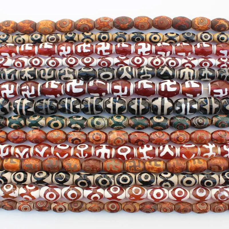 

Tibet Dzi Oval agates beads many kinds Patterns ,For Jewelry making, can mixed wholesale!