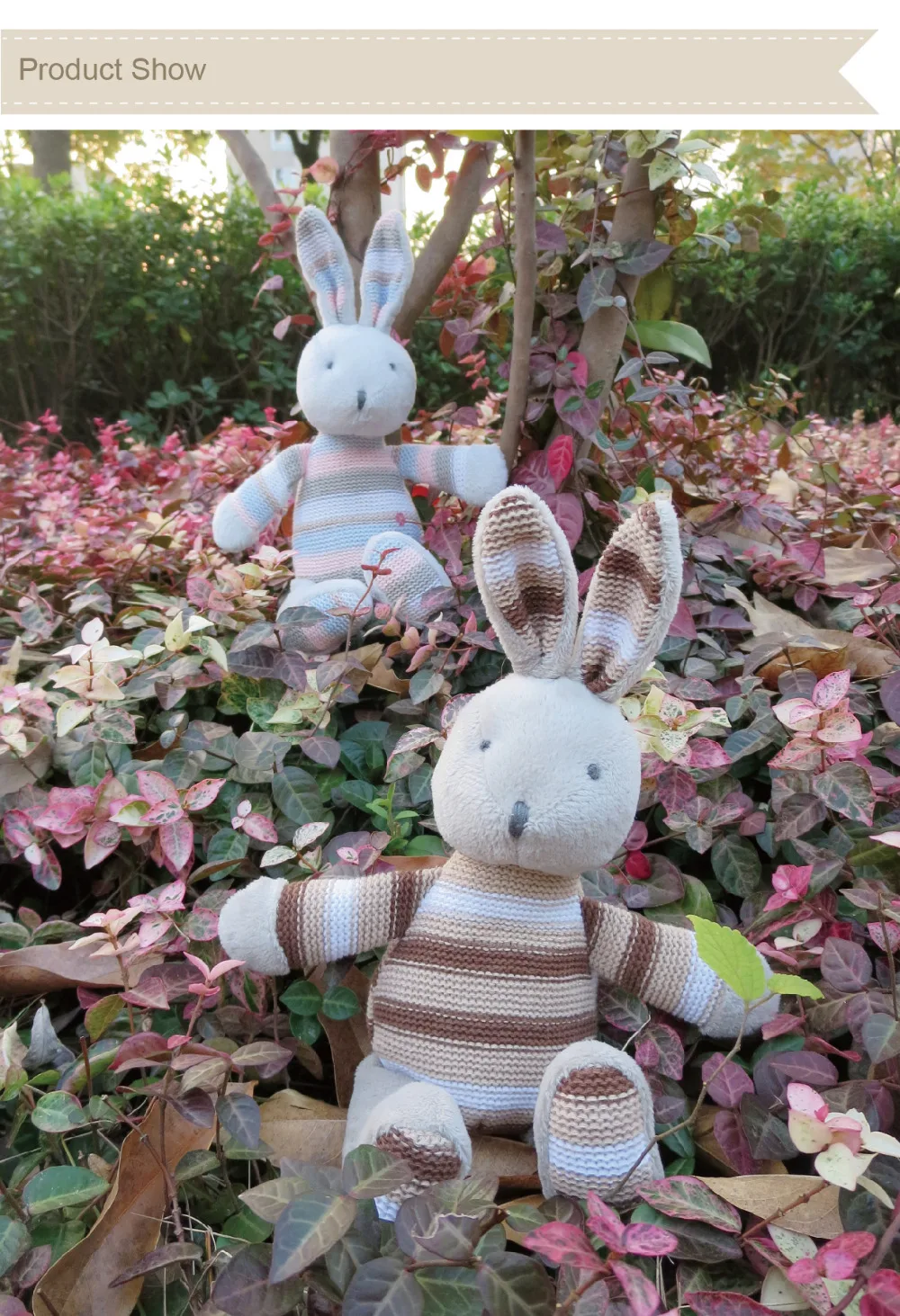 Роскошный кролик плюшевая игрушка милый Новорожденный ребенок успокаивающие