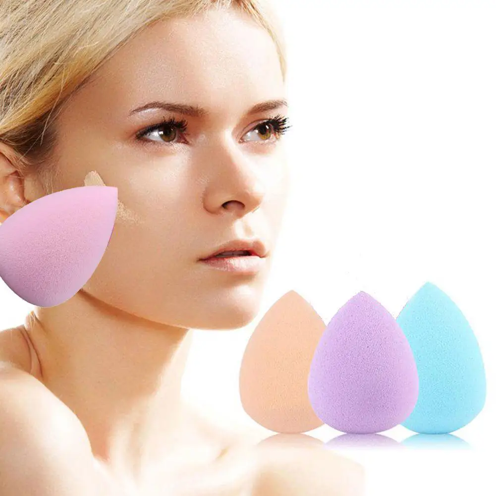 1 шт. капли воды мягкие для макияжа Губка Puff brochas maquillaje profesional pinceaux Макиллаж