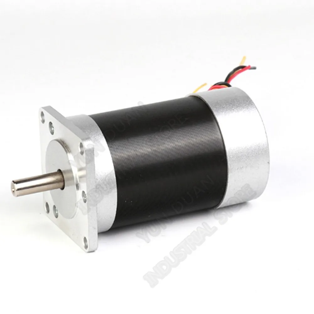 

DC24V 100W Brushless motor 0.33Nm 47Oz-in Nema23 57mm high speed 3000rpm Hall sensor 3PH 8mm shaft BLDC