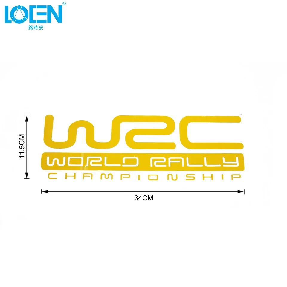 WRC World Rally Championship Racing для автомобильного стайлинга светоотражающий виниловый