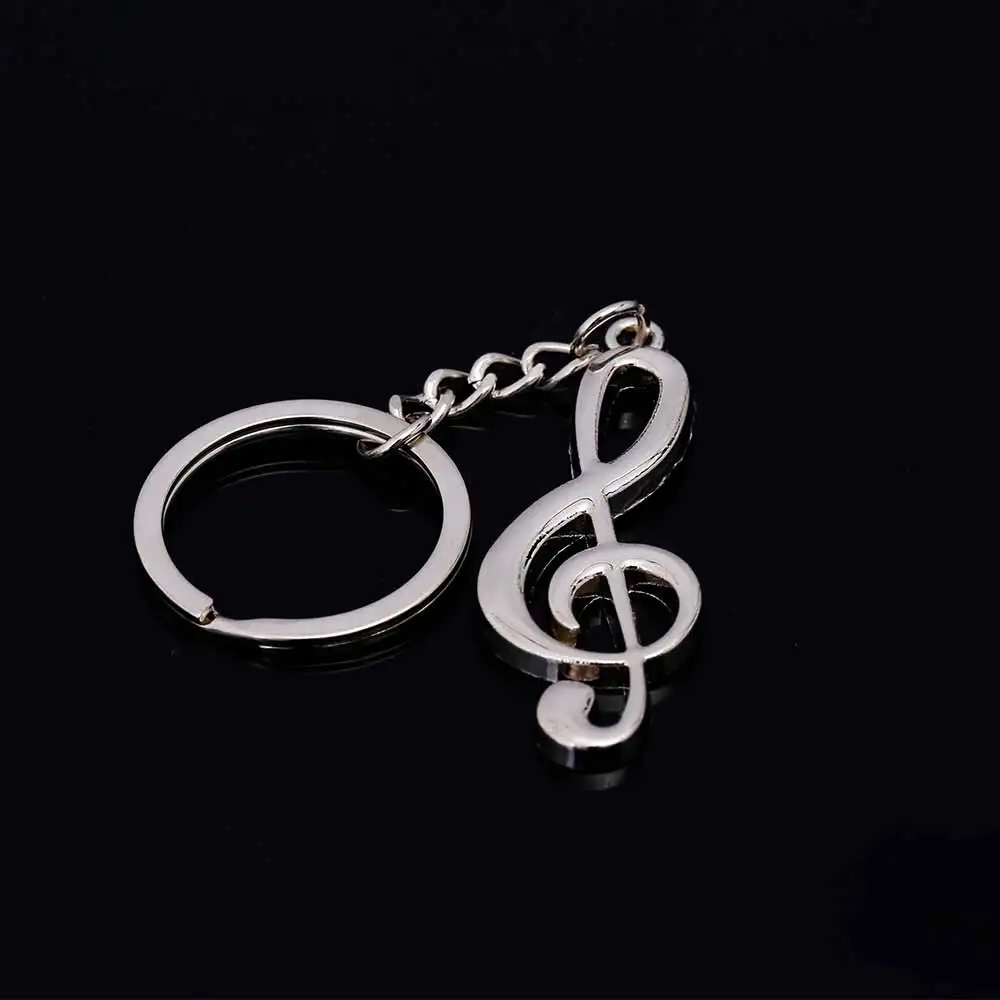 FAMSHIN 2017 новинка брелок для ключей родиевое покрытие музыкальная нота автомобиля