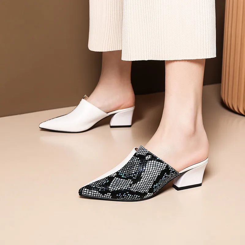 MORAZORA/женские туфли-лодочки из натуральной кожи высшего качества Летняя обувь со