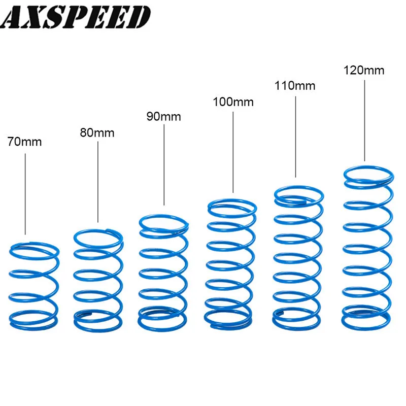 Комплект пружин амортизатора AX SPEED 4 шт. 70/80/90/100/110/120 мм для 1:10 гусеничного
