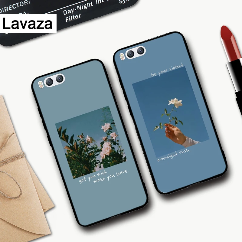 Лаваза Силиконовый чехол с принтами цветов для Xiaomi Redmi 4A 4X 5 5A 6 6A 7 7A 8 8A K20 Pro Plus S2 Go on.