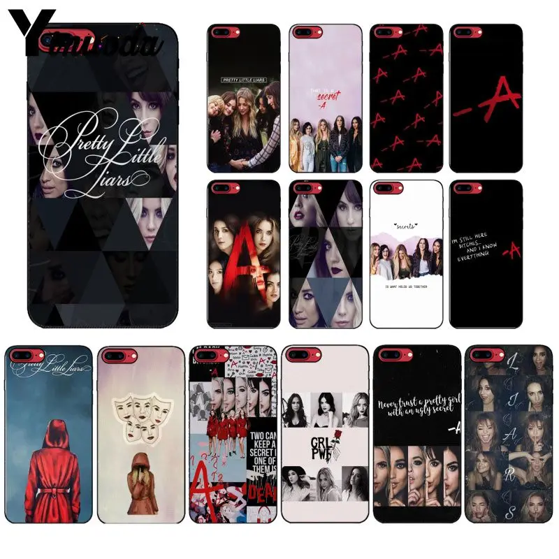 Yinuoda Pretty Little Liars PLL TV Show TPU чехол для телефона Apple iPhone 8 7 6 6S Plus X XS MAX 5 5S SE XR Чехлы