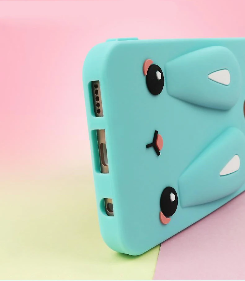 Чехол для телефона Xiaomi Redmi Note 7 чехол Pro силиконовый мягкий 3D мультяшный кролик