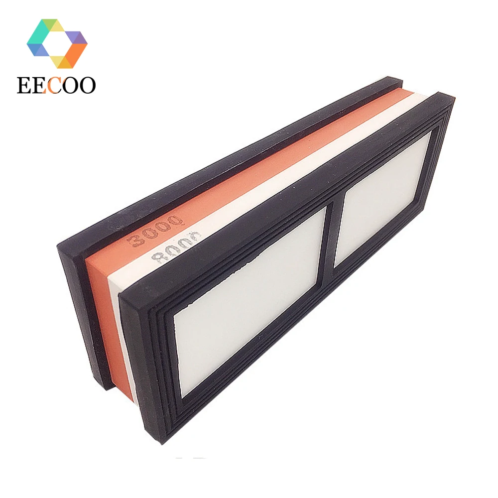 Двухсторонний точильный камень для ножей каменный корунд воды точилка 3000/8000