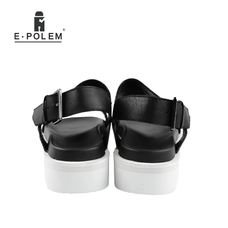 2018 г. летние новые стильные мужские черные пляжные сандалии из дышащей