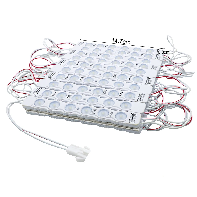 SZYOUMY 220V LED Module SMD 2835 3LEDs 6 LEDS Injection Lens IP66 Waterproof For Advertisement Lighting Sign Box Showcase | Лампы и