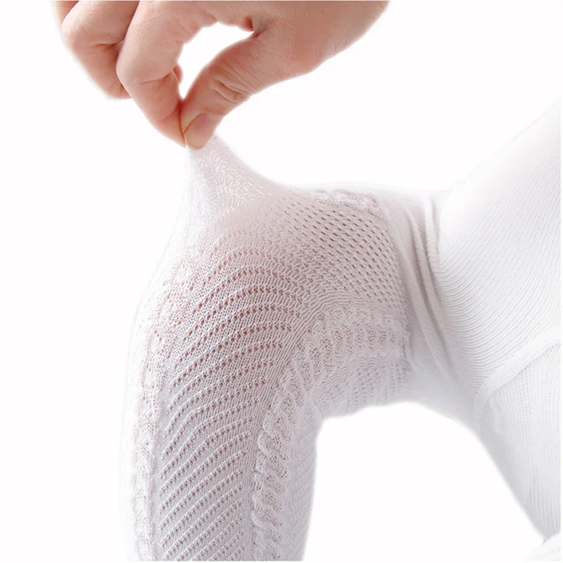 0-4 Years Summer Mesh Thin Cotton Girl Pantyhose Baby Stockings Anti-mosquito Breathable Knitted Children Girls Tights | Детская одежда