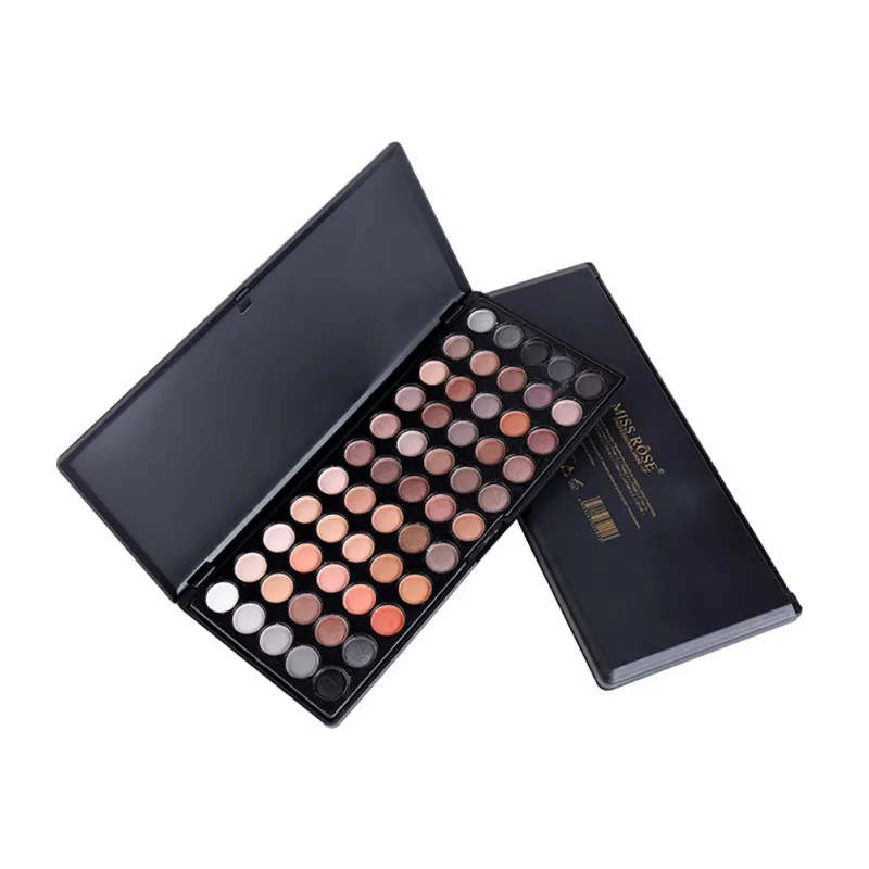 MISS ROSE 55 цветов матовый мерцающий тени для век Палитра фестиваль сценический