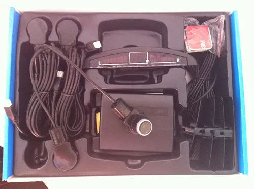 Автомобильный парковочный датчик с большим радужным светодиодным дисплеем 4