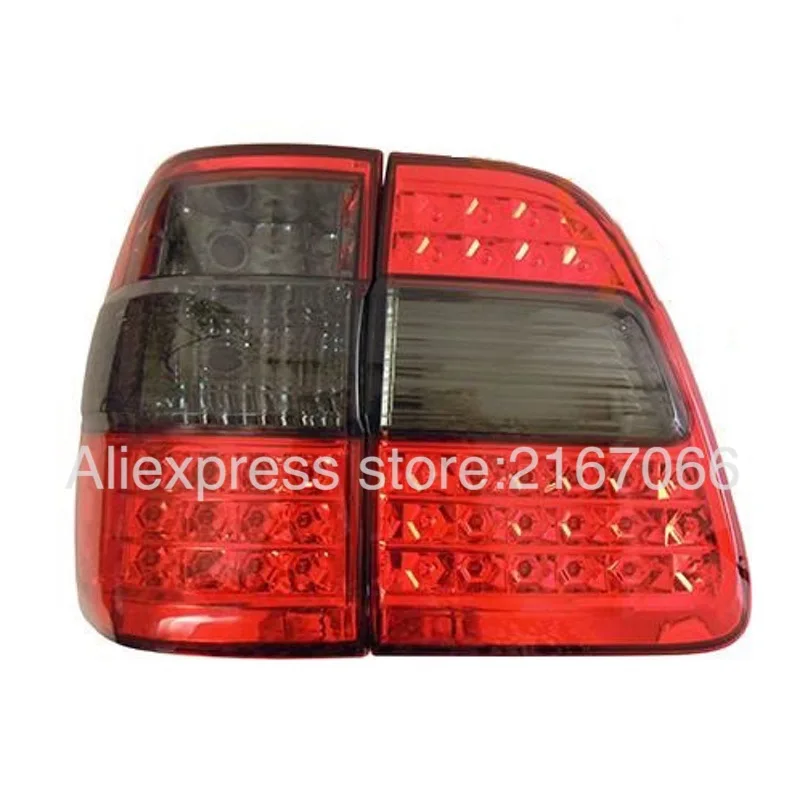 Задние Фонари подходят для TOYOTA LAND CRUISER 100 1998-2007 задние лампы Комплект левая+ правая пара внутренний+ внешний-дымовой комплект