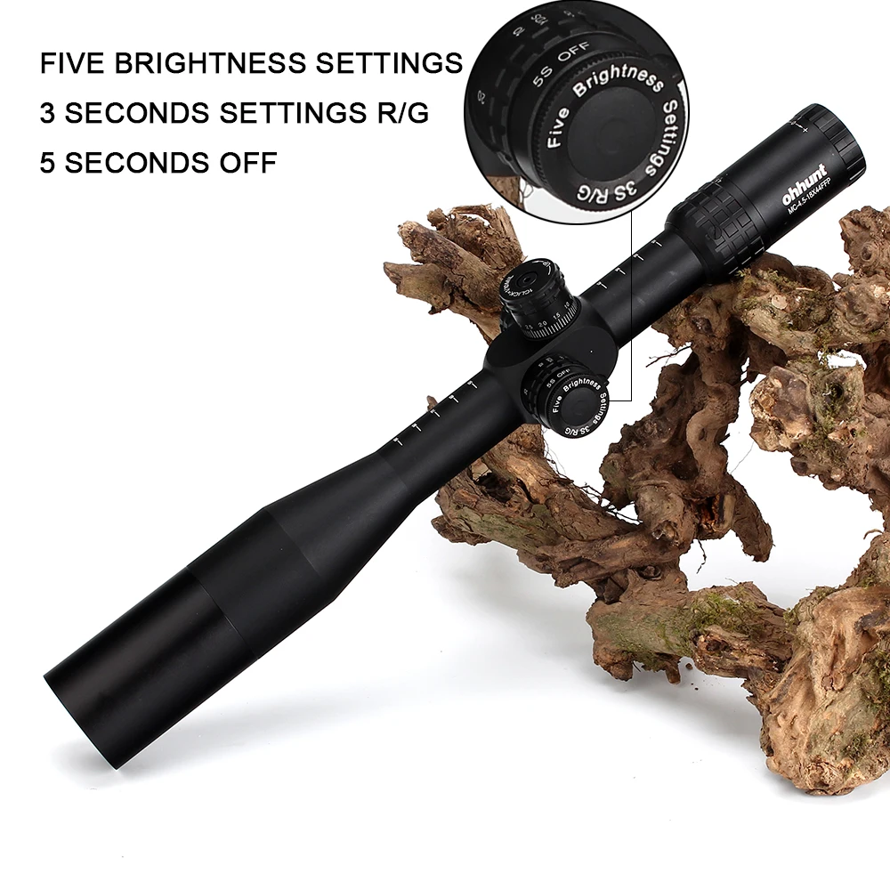 Охота ohhunt MC Z 4 5 18X44 FFP первое фокусное расстояние оптический прицел Сторона