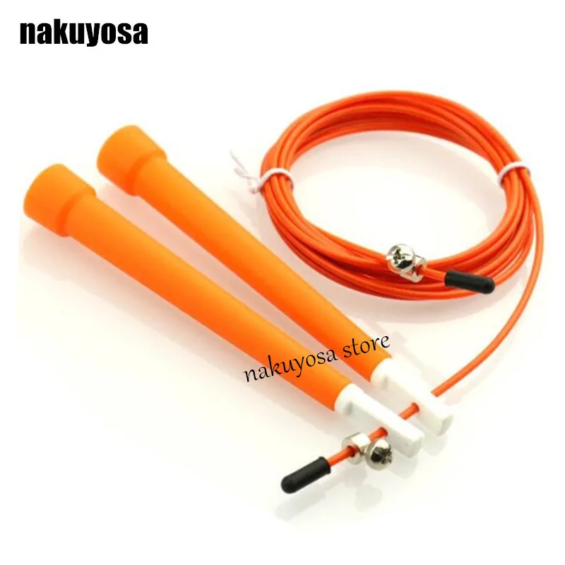 Трос для скакалывания 3 м стальные регулируемые быстроскоростные скакалки с АБС