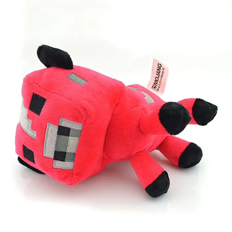 16 см Minecrafted игры игрушки мягкие плюшевые красный Minecrafter Mooshroom животного куклы для