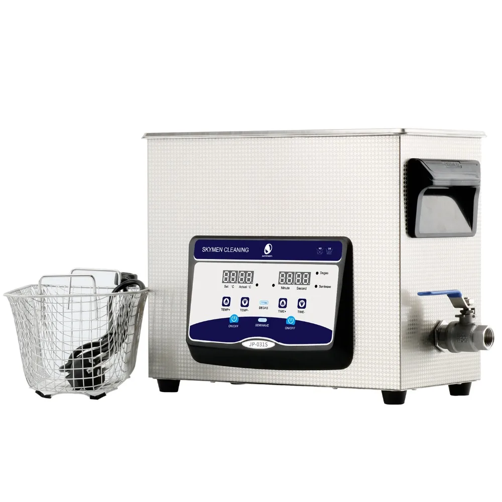SKYMEN 6.5L 180 Вт Ультразвуковой очиститель с нагревателем таймер ультразвуковая