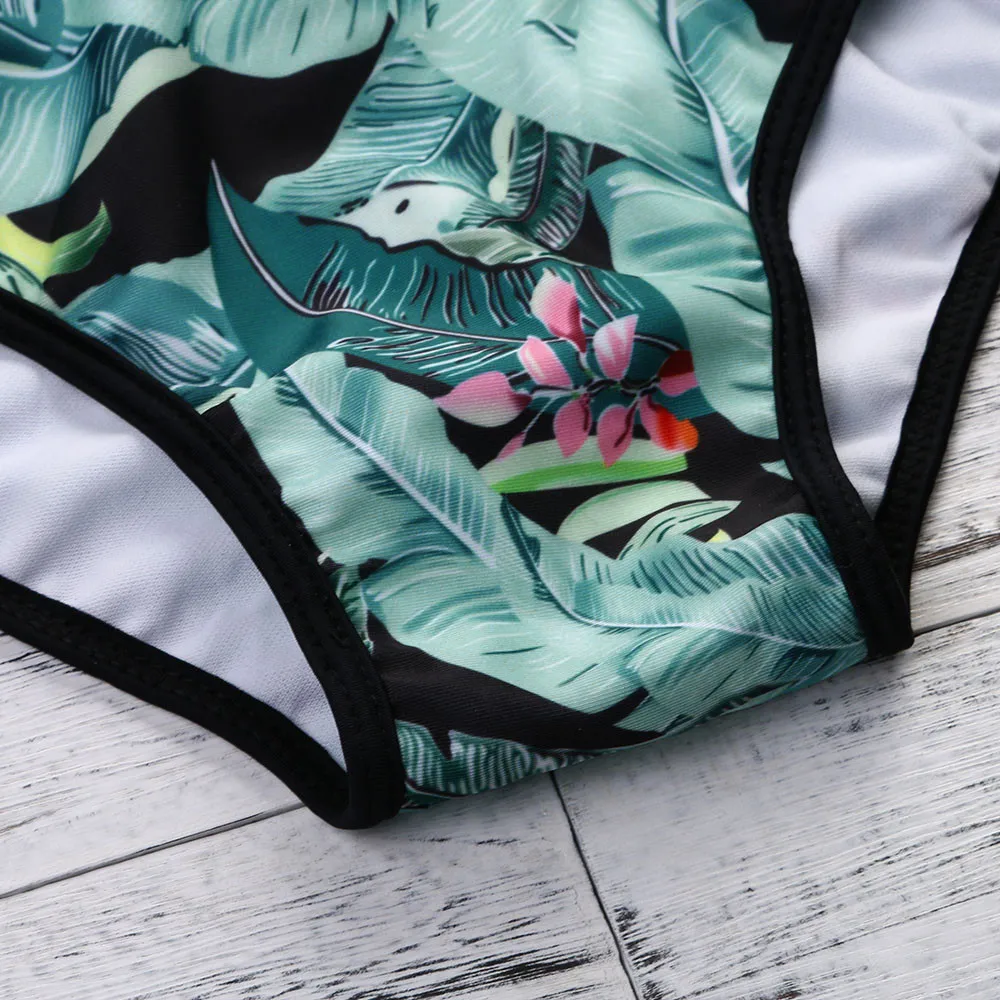 Бикини с высокой талией размера плюс 2018 сексуальный кружевной купальный костюм