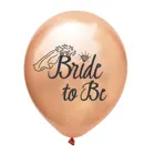 100 шт., латексные воздушные шары цвета розового золота для невесты