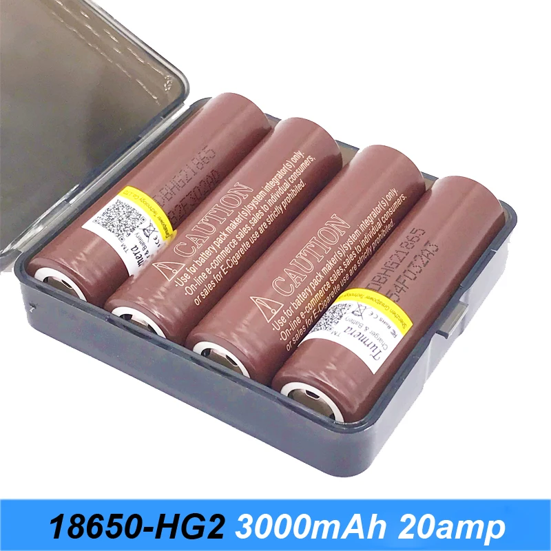 HG2 18650 3000 мАч электронная сигарета перезаряжаемые батареи мощный высокий разряд