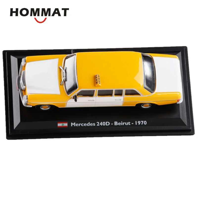 HOMMAT имитация 1:43 винтаж 240D 1970 бейрут такси кабина сплав литая игрушечная машина