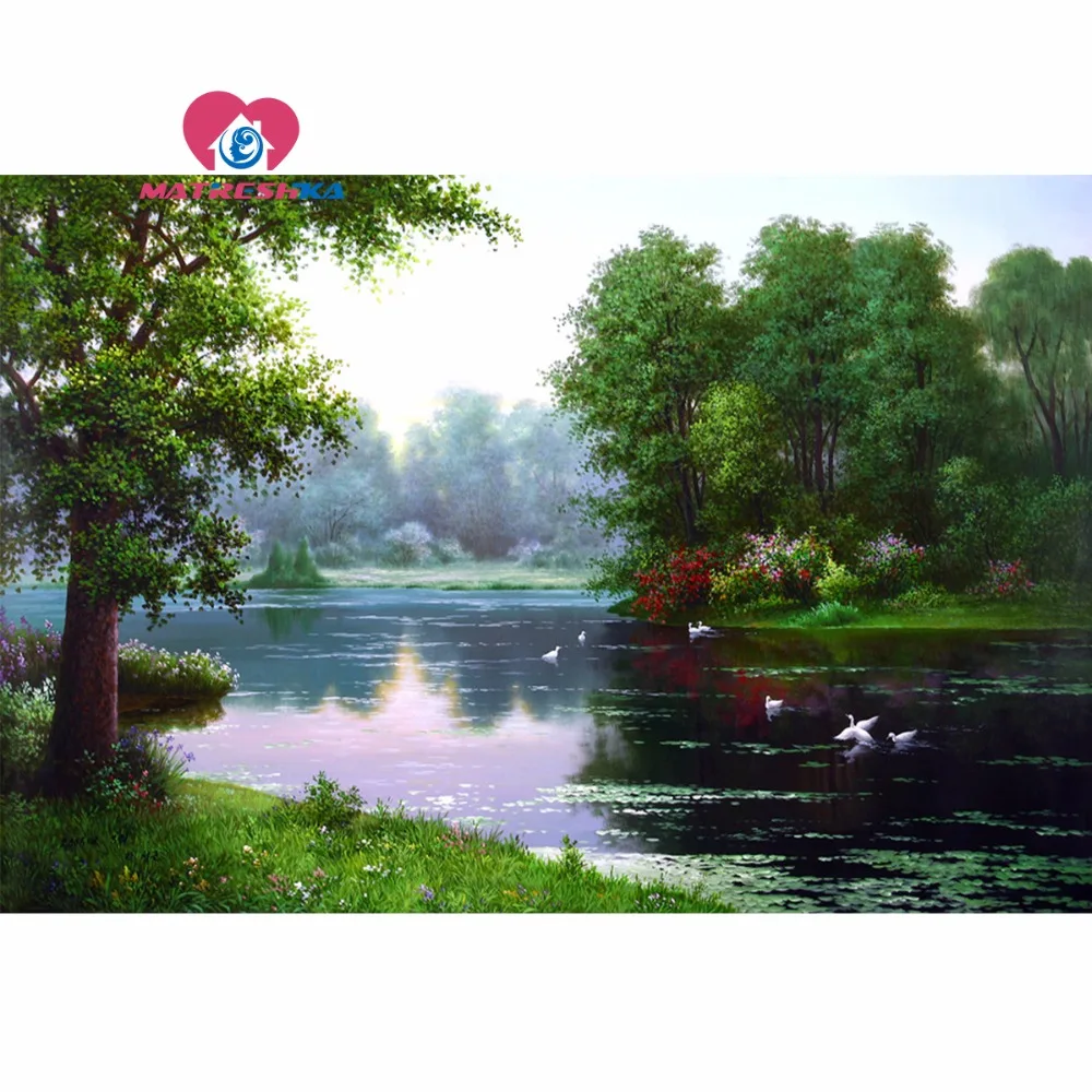 Алмазная вышивка натуральная алмазная живопись полные картины кристаллов