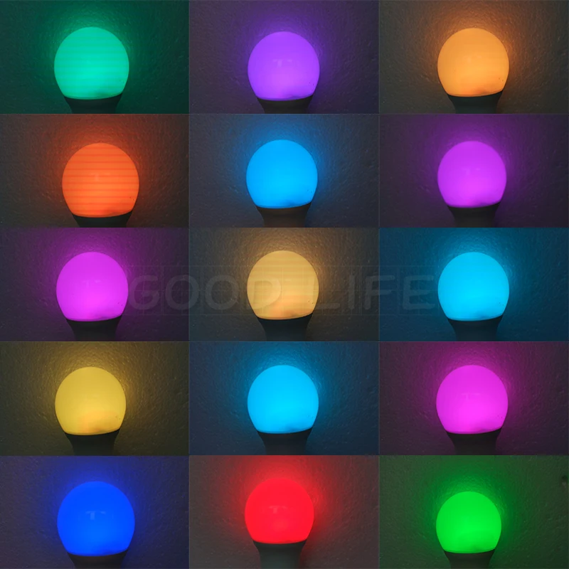 1 шт./лот 5 Вт 3 7 9 RGB лампа E27 GU10 GU5.3 Светодиодная для сцены 16 видов цветов дома 85 265 в