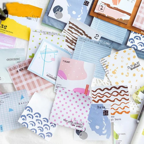 4pcs/lot Colorful series memo pad Decoration sticky notes Office material School stationery memos Kids supplies (tt-2994) | Канцтовары