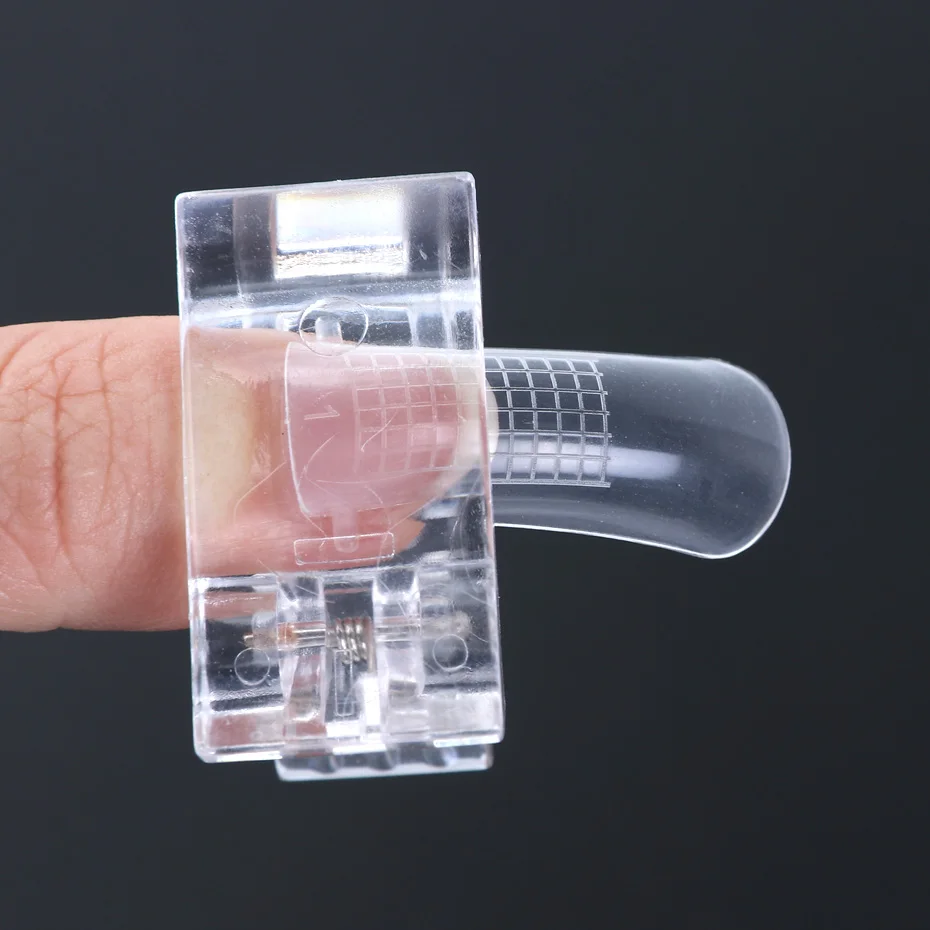 1 шт. зажим для наращивания ногтей быстрого гелевая форма накладные наконечники