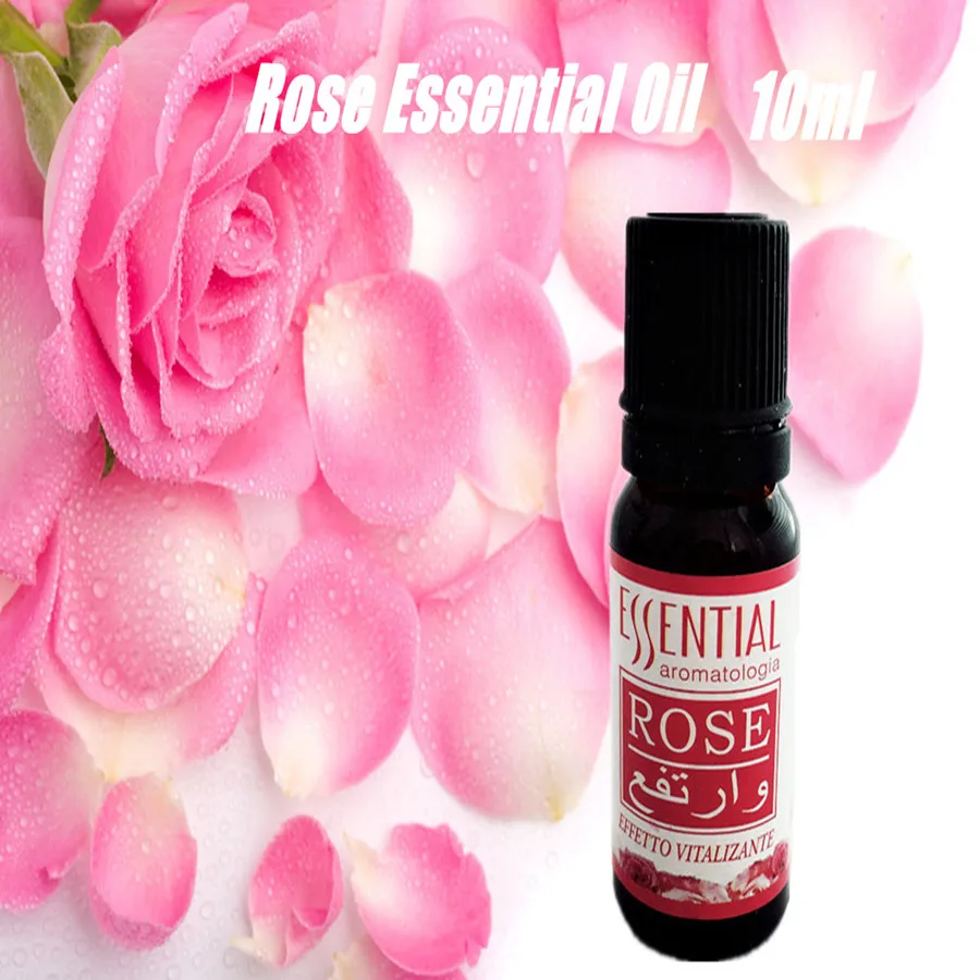 

Pure Natural Rose Essential Oil Perfumery Cosmetic Spa Massage Aromatherapy Humidifier Pedicure Beauty Salon 10ml