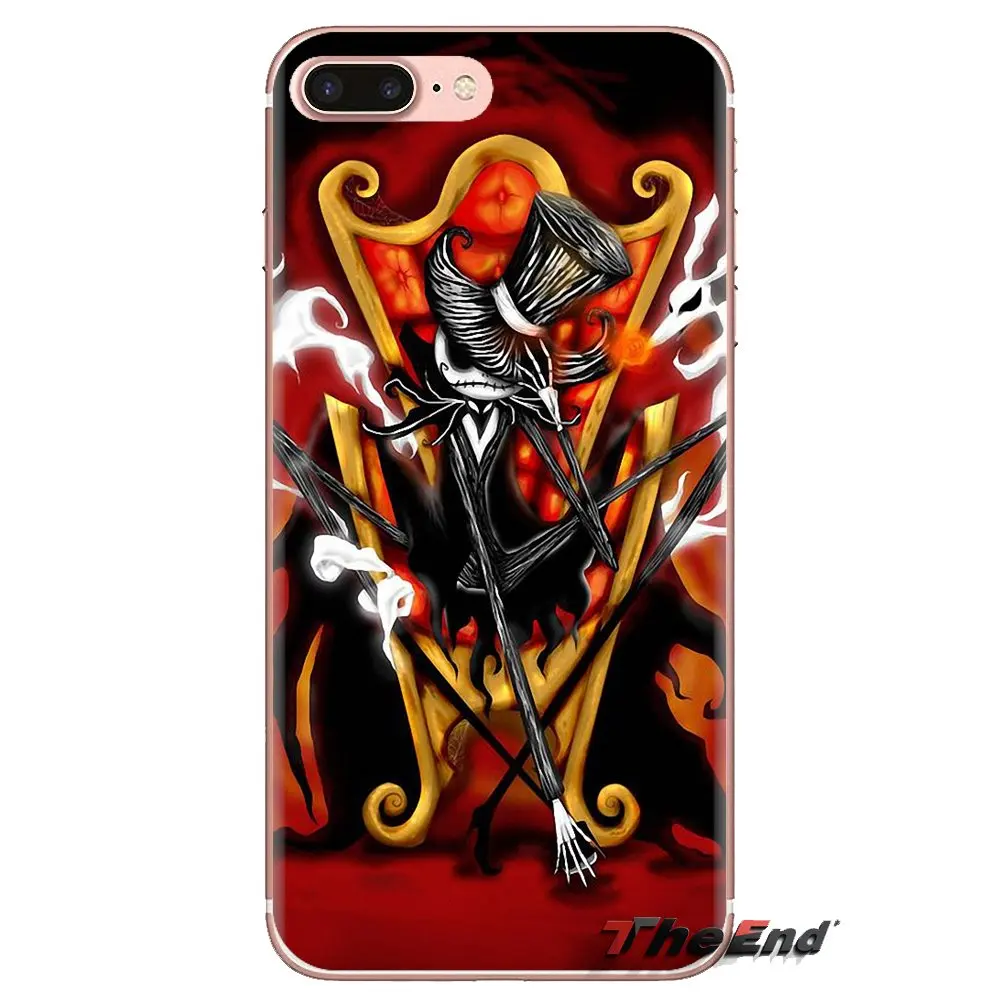 For LG G3 G4 Mini G5 G6 G7 Q6 Q7 Q8 Q9 V10 V20 V30 X Power 2 3 K10 K4 K8 2017 TPU Bag Case Nightmare Before Christmas Jack Sally |