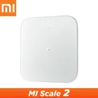 Оригинальные весы Xiaomi Mijia Scale 2, Bluetooth 5,0, умные весы, цифровой светодиодный дисплей, работает с приложением Mi fit для бытового фитнеса
