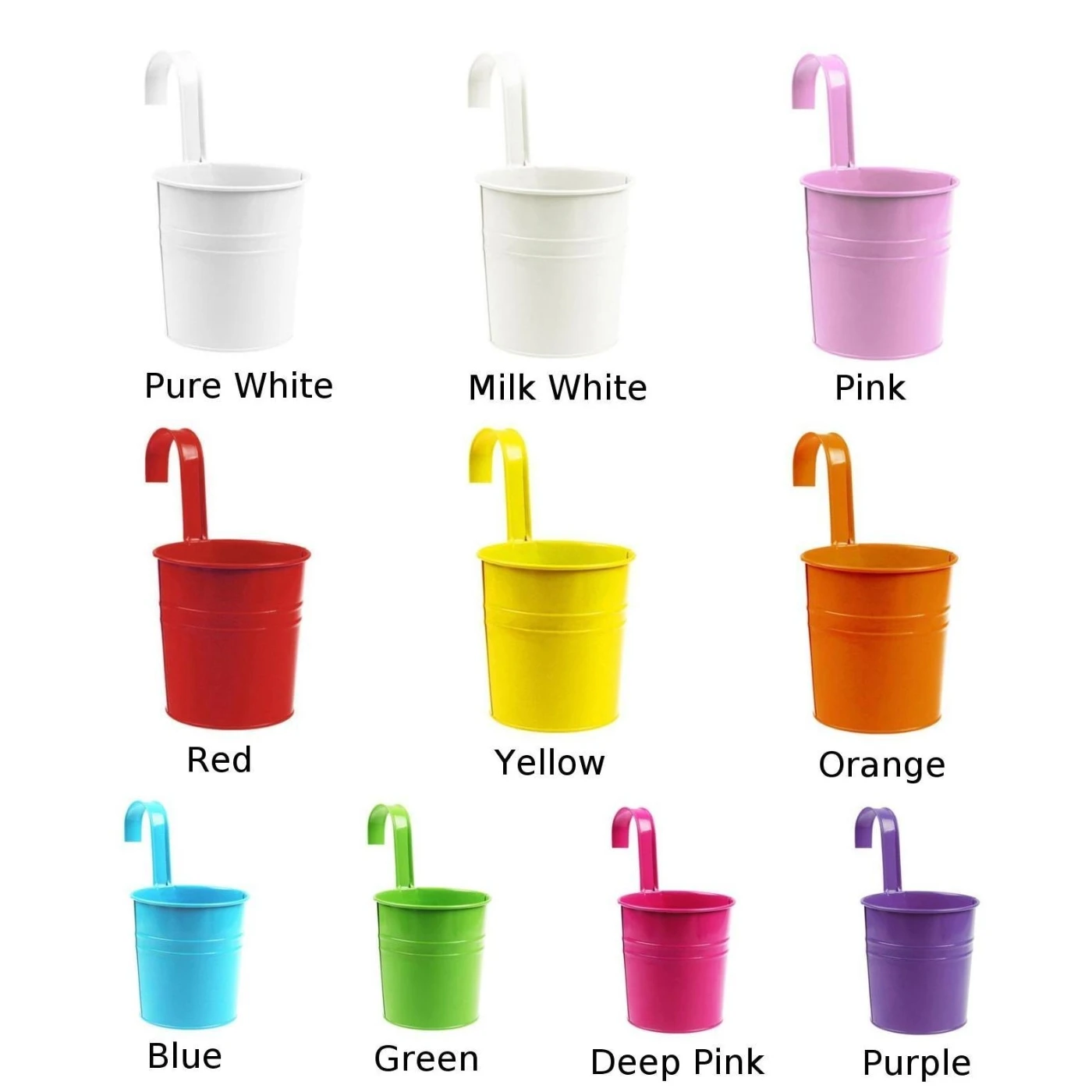 1x металлические подвесные корзины для сада с железным декором|Цветочные горшки и