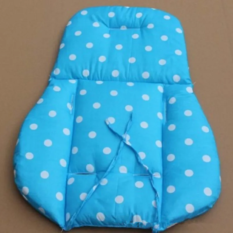 blue Сиденье для детской коляски, подушка для коляски, высокий стул, коляска для автомобиля, красочные мягкие матрасы, коляски, сиденья, коврики для коляски - Цвет: blue