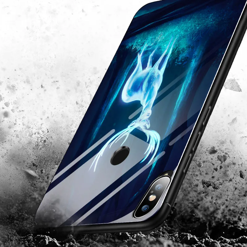 Bfollow светящийся чехол для Xiaomi Mi 8 SE Honor Lite 6/A2 A2 A1/макс 3 закаленное Стекло Прочный