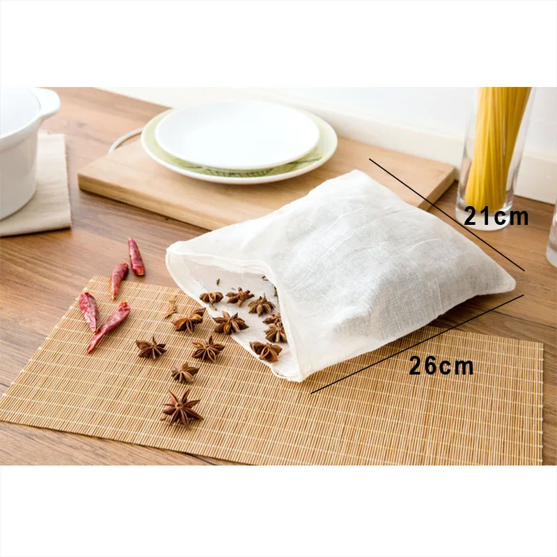 2 шт./лот Drawstring медицины остаток сумка Многофункциональный Саше мешок хлопка суп