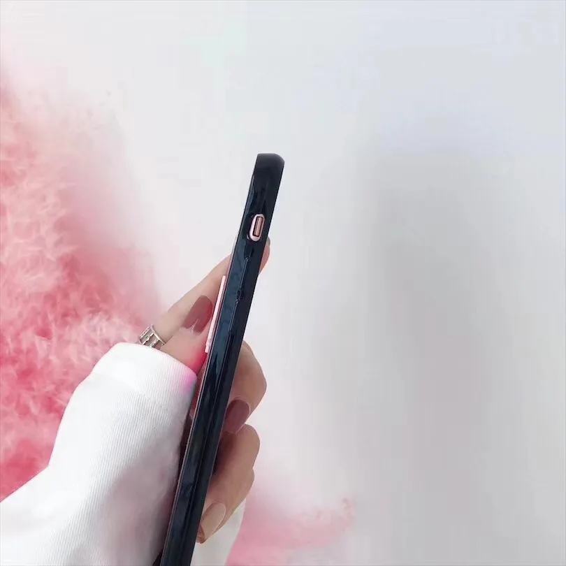 Блестящий зеркальный чехол с сердцем для iPhone 6 6s 7 8 plus модный розовый X Аксессуары